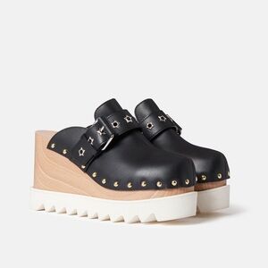 Stella McCartney Elyse Platform Wedge Clog (Women) Full inclusion